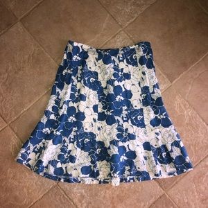 Lane Bryant Linen Skirt